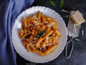 Arrabiata Pasta Recipe, Red Sauce Pasta, How to make Arrabiata Pasta at home