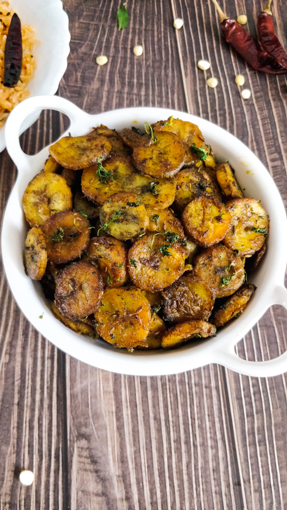 Raw Banana Fry